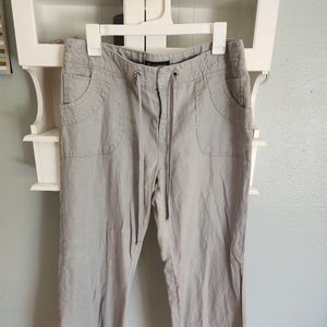 Loose fit linen pants